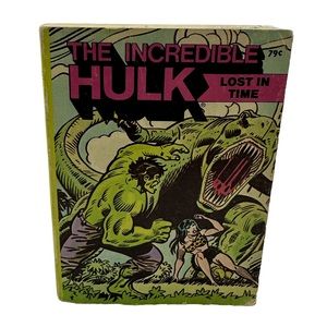 1980 The Incredible Hulk "Lost in Time" Big Little Book